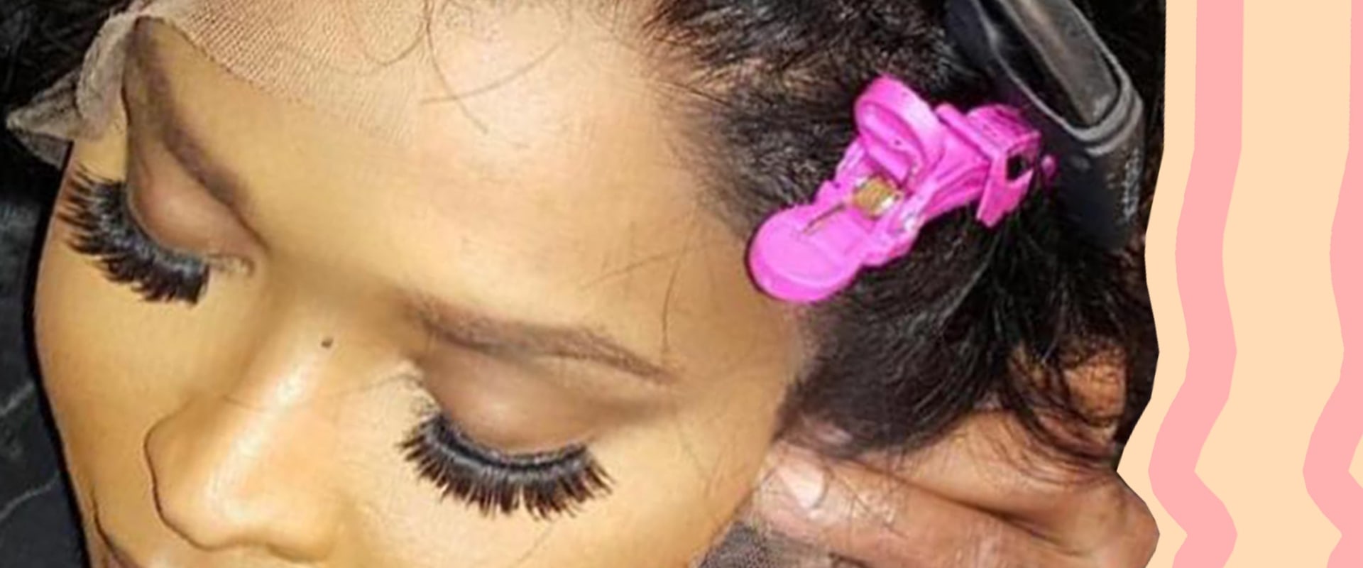 How long can you leave a glued wig on?